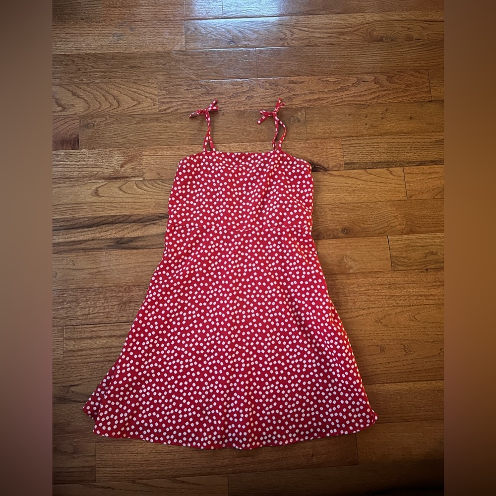 Red Floral Sundress
